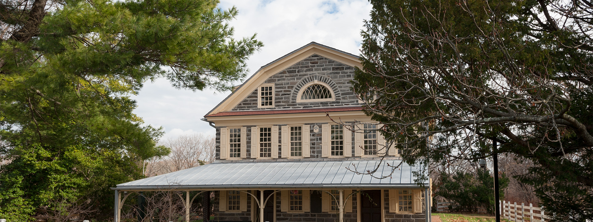 Exterior view of Cedar Grove historic house